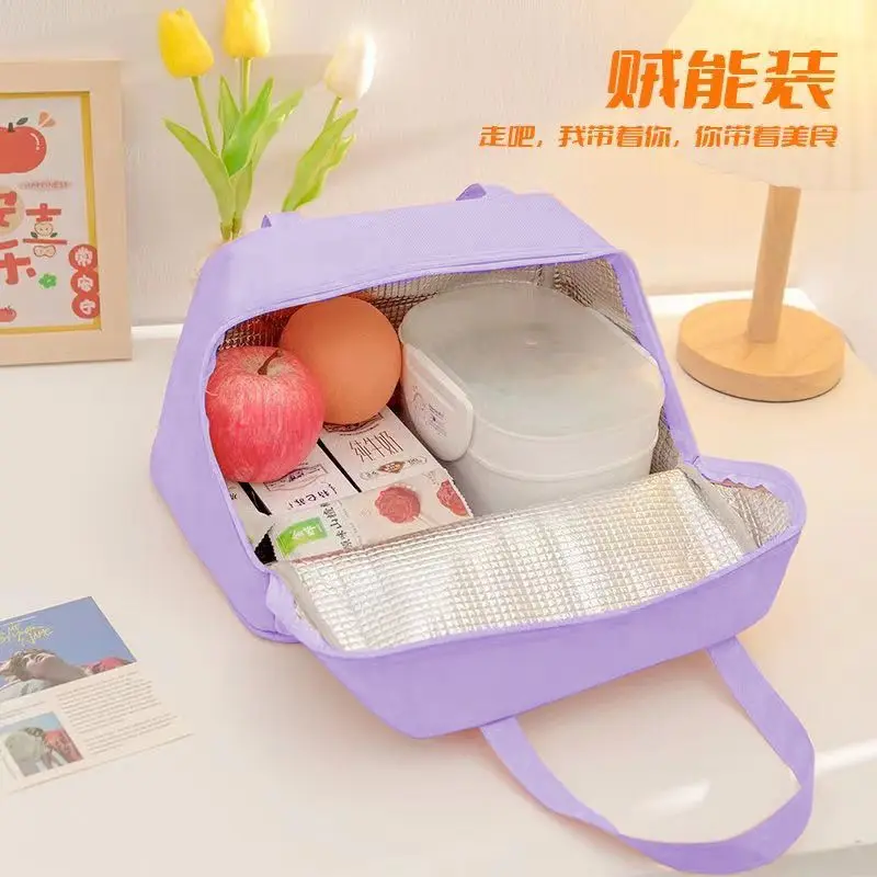 Новая изолированная сумка Kuromi Kawaii Sanrio изолированный Ланч-бокс большой емкости