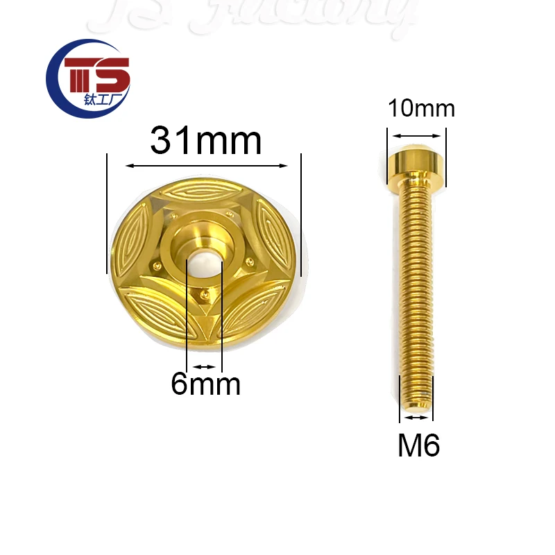 TS титановый сплав CNC головка руля NMAX/PCX/FOSA GM/XMAX специальная модель с винтами