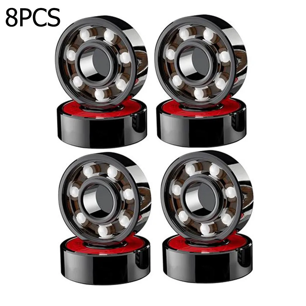 

608 Hybrid Ceramic Bearing Inline Ball And Roller Skate Bearings FreeLine Longboard Hand Spinner High Speed Skateboard Bearings