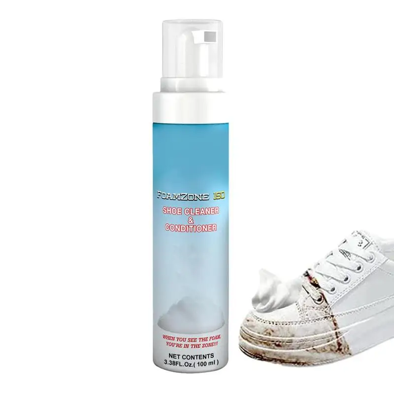 

Foaming Shoe Cleaner Foam Sneaker Whitener Shoe Cleaner Kit For White Shoes Sneakers Leather Shoes And More Remove Stain Dirt