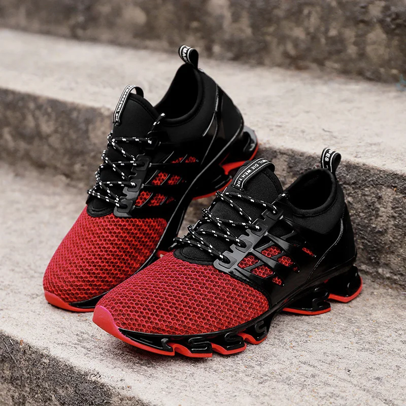 Large Men Sports Shoes Jogging Sneakers Men's Breathable Fashion Fabric Soft Footwears Outdoor Men Running Shoes Tenis Masculino