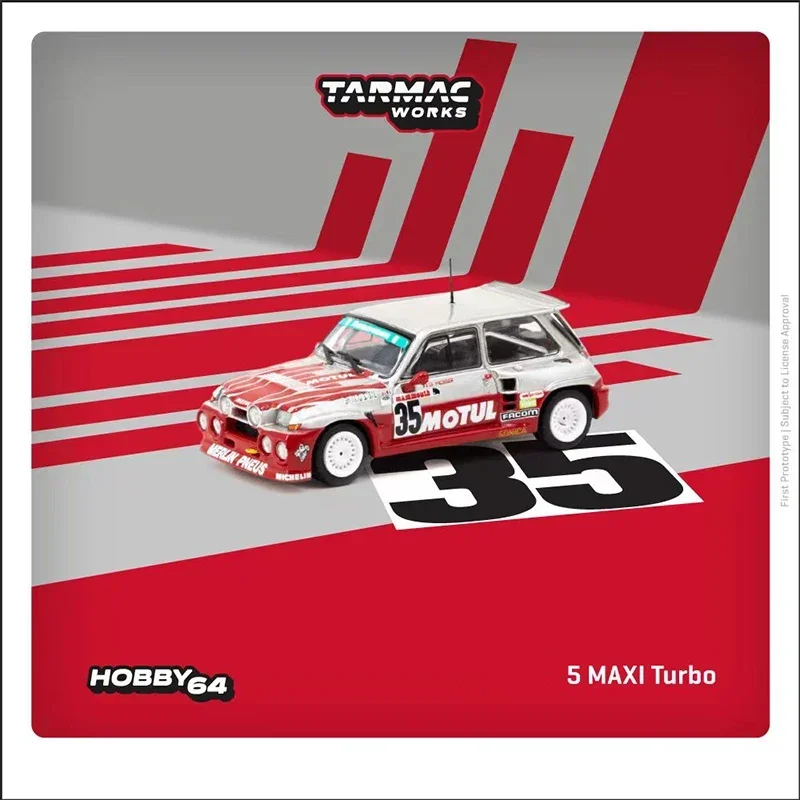 Модель автомобиля Renault 5 MAXI Turbo Tarmac Works 1:64