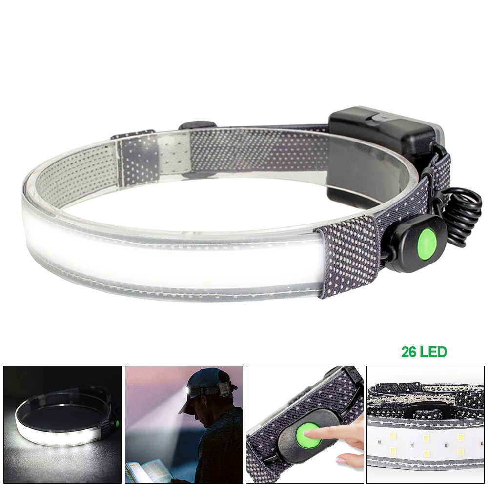 

Налобный фонарь POCKETMAN COB 26 светодиодов