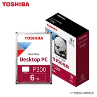 toshiba 6tb desktop mechanical hard drive 128mb 5400rpm sata interface p300 series hdwd260