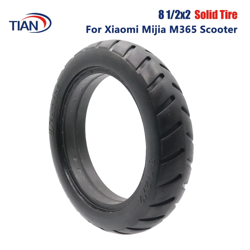 

Fit for Xiaomi Mijia M365 Electric Scooter Skateboard Non-Pneumatic Tyre Upgrade 8 1/2X2 Tires Vacuum Solid Tyres Wheels