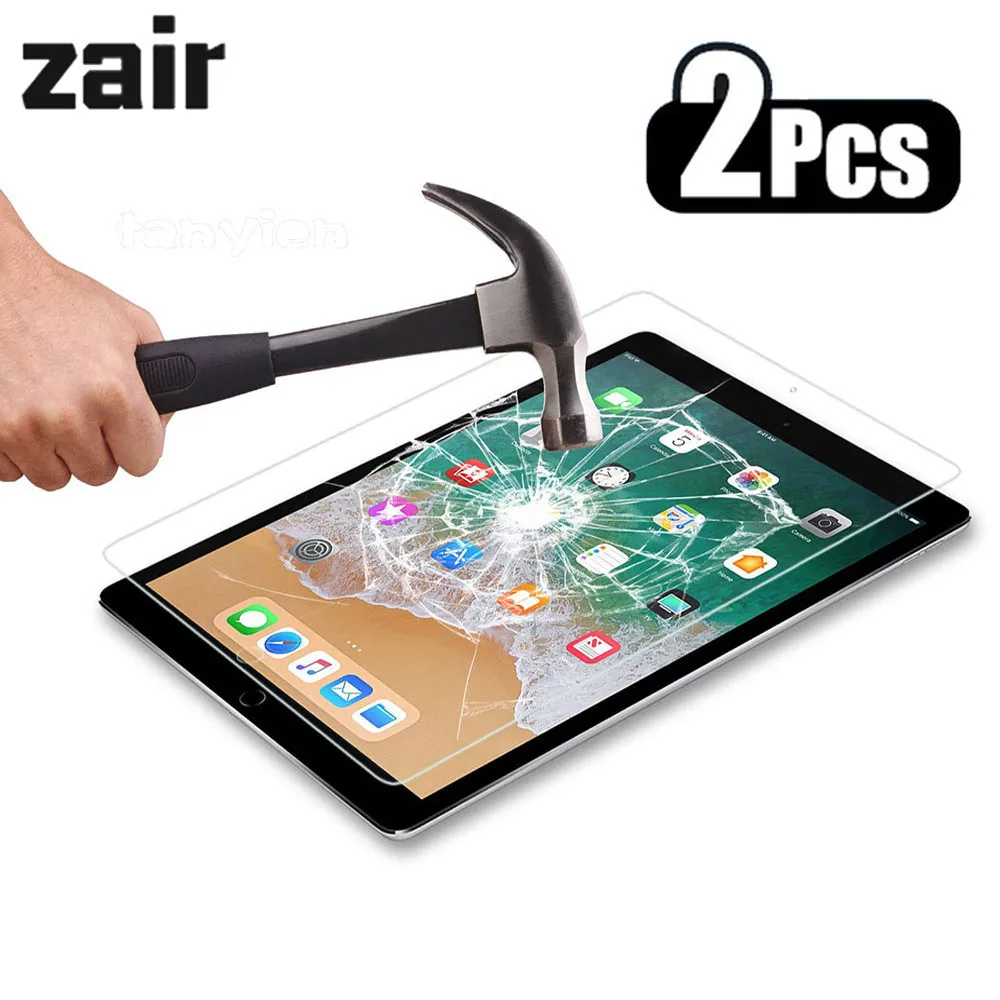 

(2 упаковки) Закаленное стекло для Apple iPad Pro Air 1 2 3 4 5 6 7 8 9 9,7 10,2 10,5 10,9 11 12,9 3-го 4-го поколения защита для экрана
