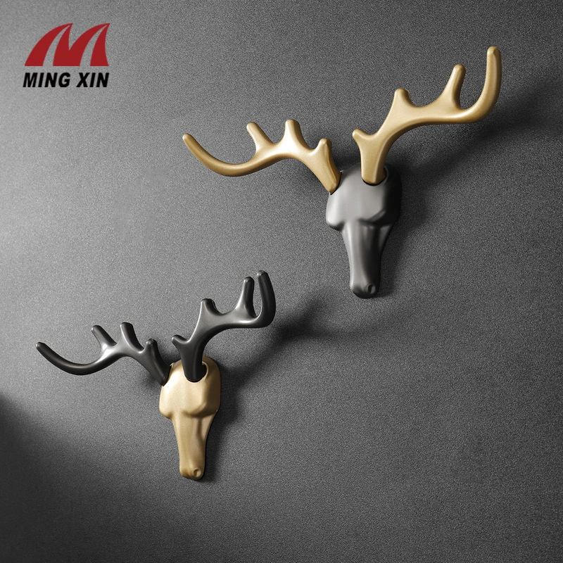 Крючок для пальто из сплава с оленьими рогами Ювелирное Украшение гостиной
