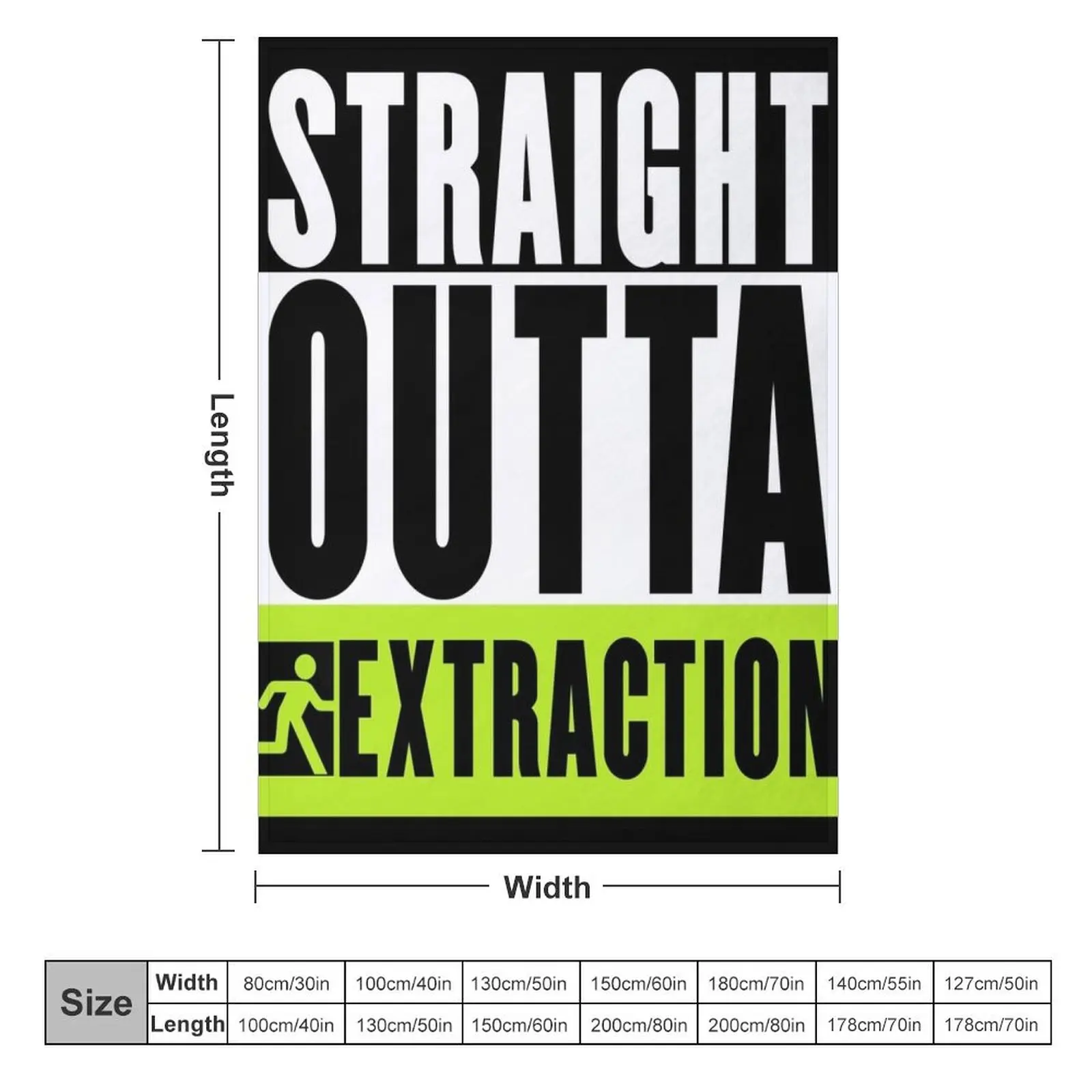 Пушистое одеяло Straight Outta Extraction