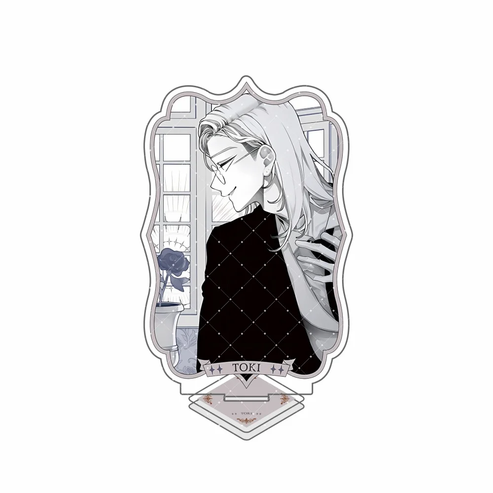 Фото Манга Shoujo: Fall in Love You - False Angels. Акриловая подставка-брелок с Ниномаэ Токи и Отоги, 15 см. Подарки для фанатов. №3