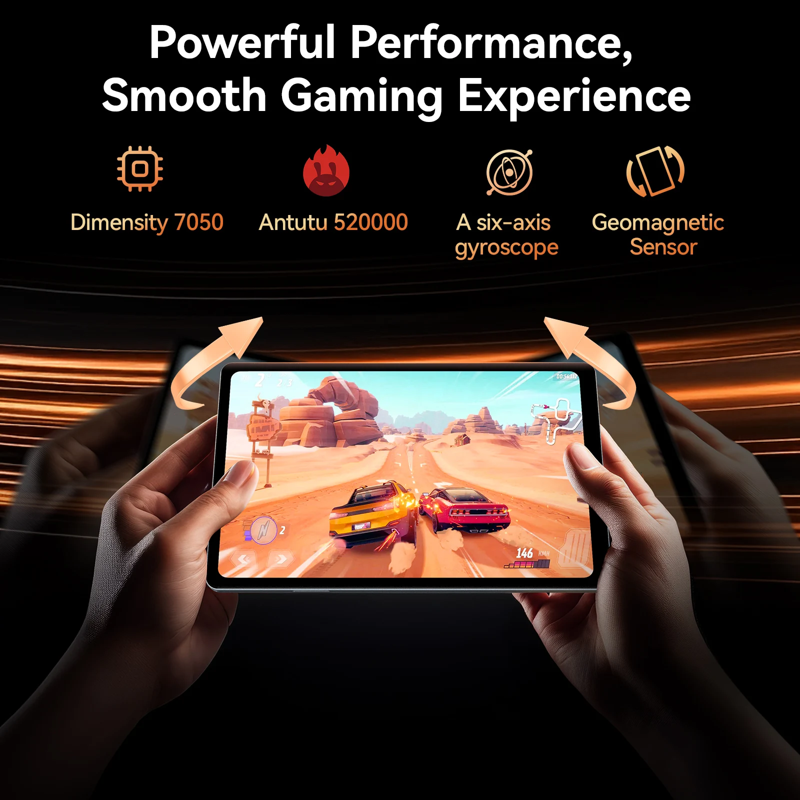 Планшет Headwolf FPad7 8.4 дюйма, Android 15, 2560x1600, 16 ГБ LPDDR5 + 256 ГБ UFS 3.1, 6500 мАч, PD18W, камера 8 МП16 МП, SIM 4G LTE, WiFi 6 (art.: 3920d997b6b79) - 3920d997b6b79
