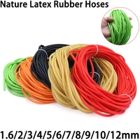 1m3m nature latex rubber hoses 1 6 2 3 4 5 6 7 9 10 12 14 17mm high resilient elastic surgical medical tube slingshot catapult