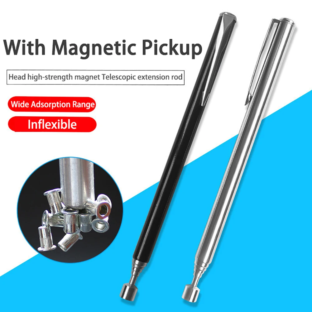 Pen-Type Pick-Up Retractable Magnetic Tool Screw Collector Pickup Object Extractor Antenna Garage Tools