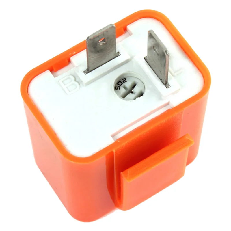 

2-контактный индикатор поворота для мотоцикла с регулируемой скоростью, реле поворота 12 В