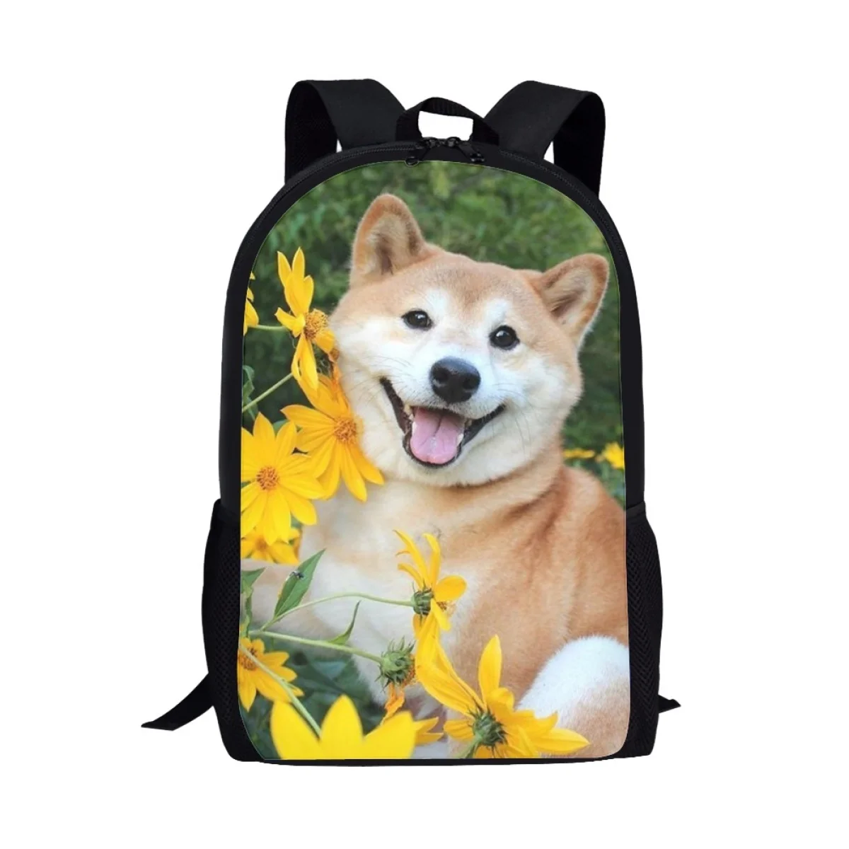 

Cute Akita Dog Pattern Children School Bag Girls Boys Shoulder Book Bag Teenager Storage Backpack Casual Travel Rucksack Gift