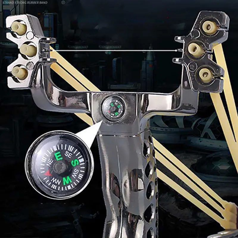 Рогатка Складная для взрослых Мощная с мраморным рисунком охоты 2022 | Спорт и