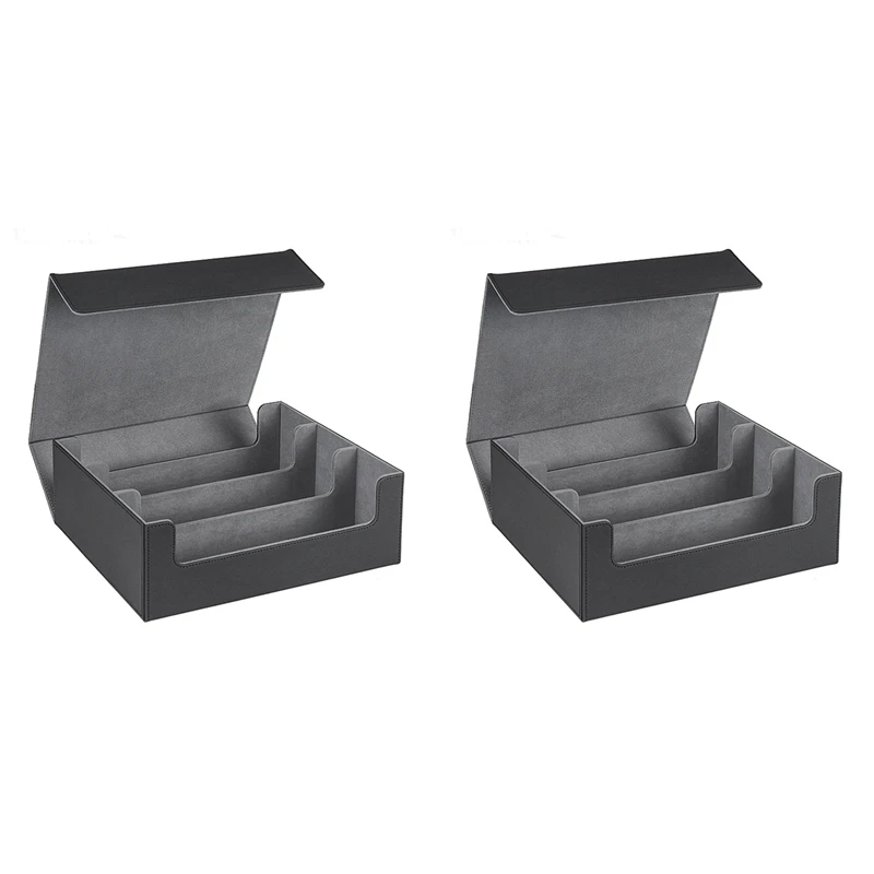 2x1800 + карта памяти для торговых карт коробка хранения магнитных с верхней боковой