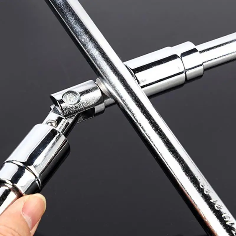 Ключ с проушинами для колес Инструменты ремонта шин 4-сторонний съемник гаек