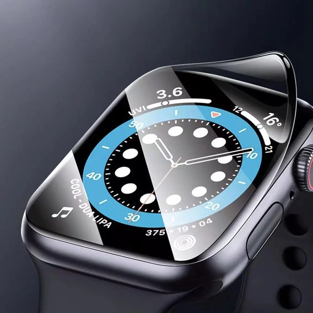 

waterproof screen protector for apple watch 7 6 SE 5 4 3 38MM 40MM 44MM 42MM 41MM 45MM Not Tempered glass for Iwatch 4/5/6/SE/7
