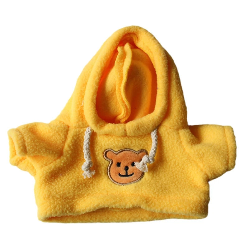 

30cm Home Decoration Mini Bear Animal Dolls Sweater Overalls Dolls Accessories for Plush Toy Clothes Kids Toys Hoodie
