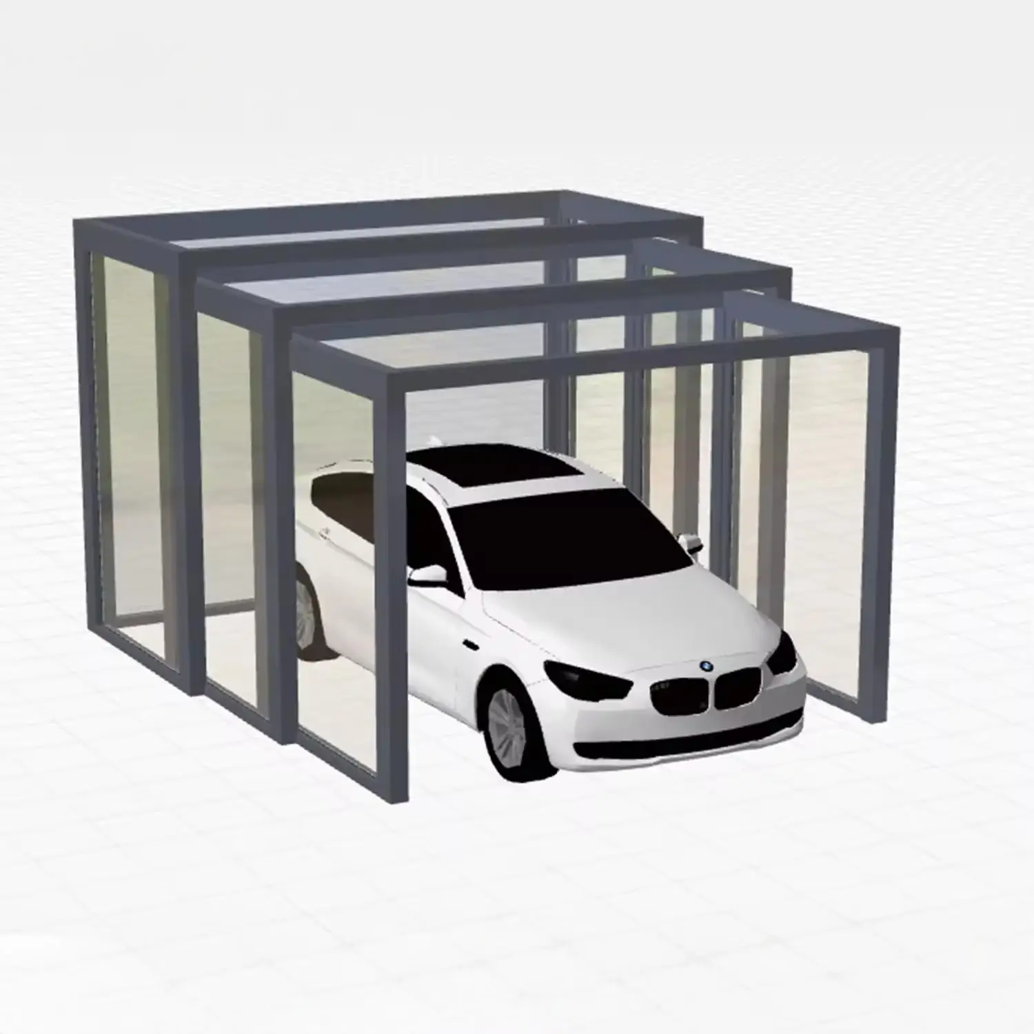 

Автоматический стеклянный тент для дома