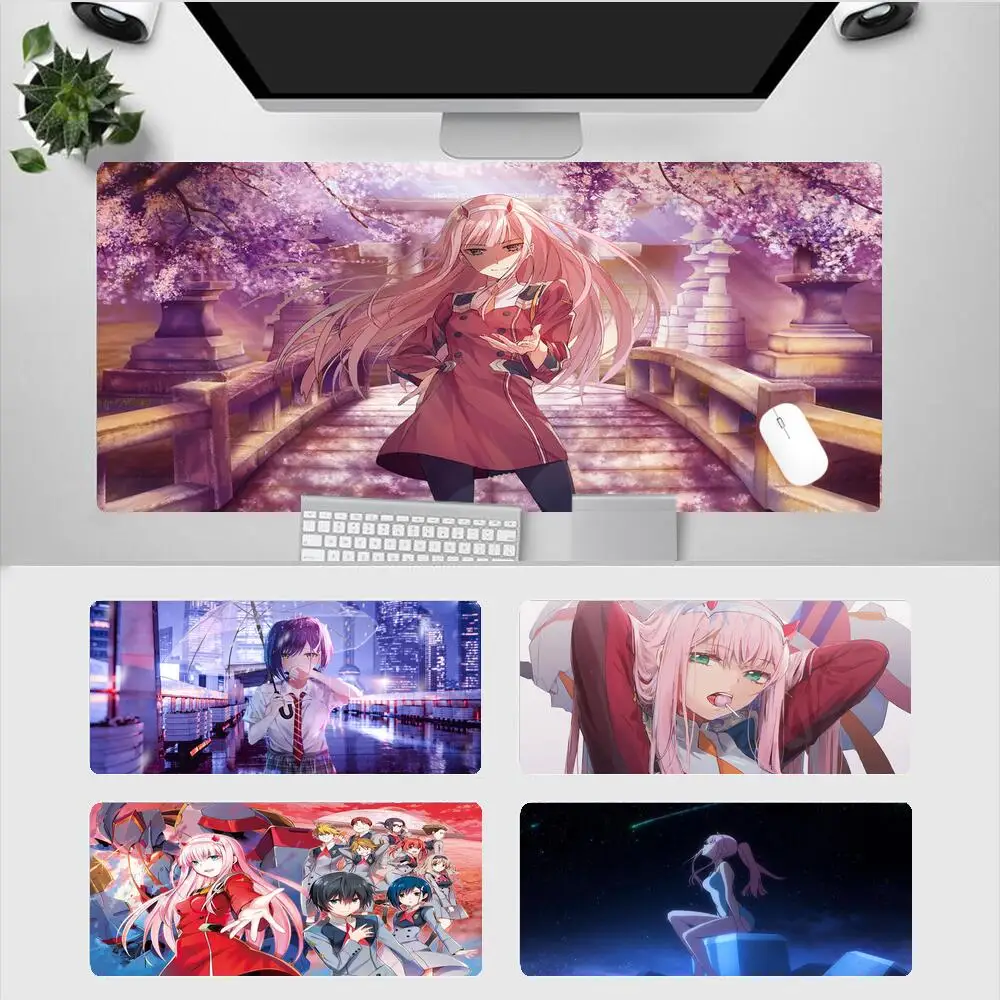 

Anime - Darling in the FranXX Gaming Mouse Pad Xxl Office Laptop Desk Mat Pc Mousepad Notebook 900X400 Mats Accessories Keyboard
