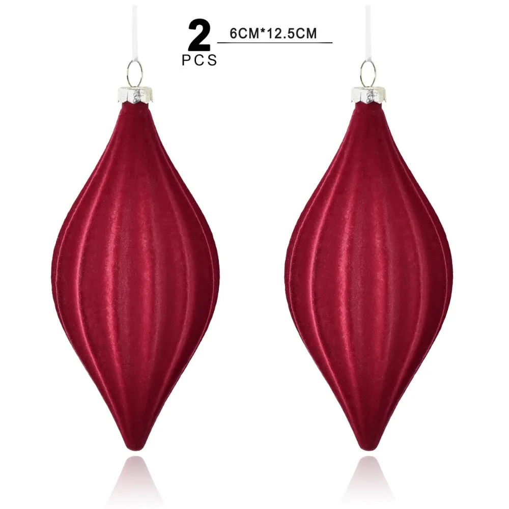 

Рождественская подвеска флокированная 2 шт