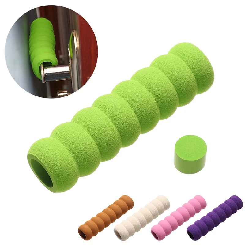 

1PC Soft Spiral Foam Elastic Handle Protector Cover Doorknob Protector Anti-collision Door Stopper Practical Children Protection