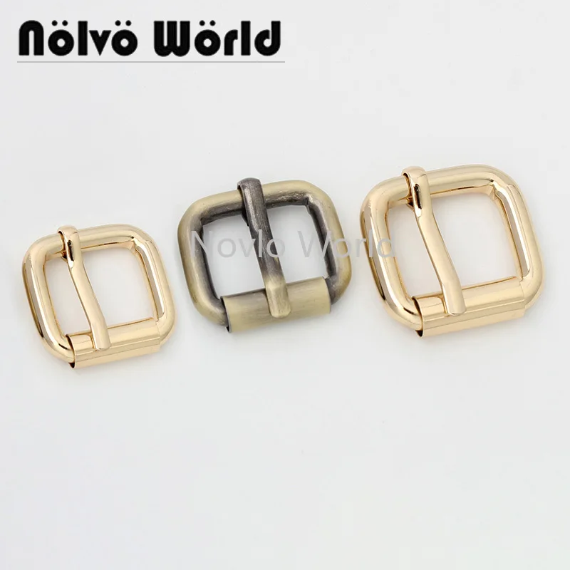 

50 pieces 6 colors 20X15mm 21X18mm 3/4 Inch alloy thick heavy duty adjusted metal buckle sewing bag straps webbing buckles