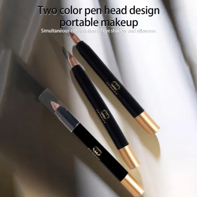 4 цвета тени для век поворотные золотые светящиеся карандаш водостойкие стойкие