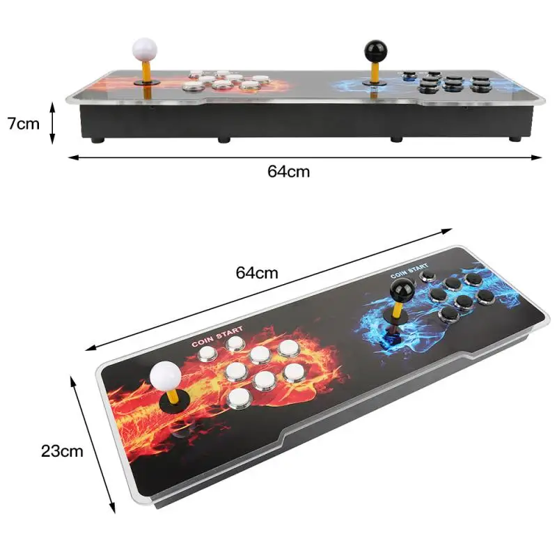 Игровая приставка H2A7 3188 аркадная консоль USB-джойстик кнопка управление 2 игроками