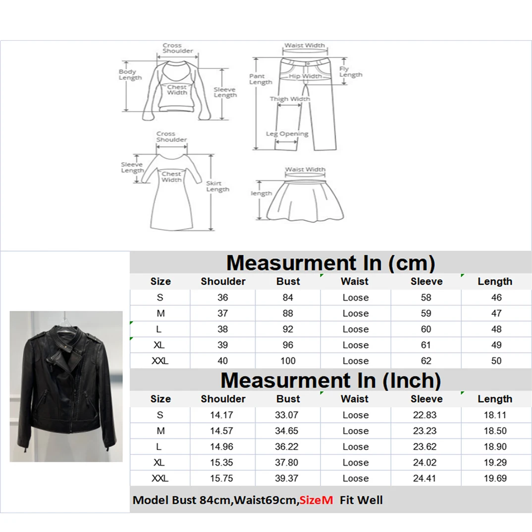 2022 Autumn Hot Sale Wool Genuine Leather Women Fashion Jacket Handsome Motorcycle Style Black Coat Irregular Zipper Design