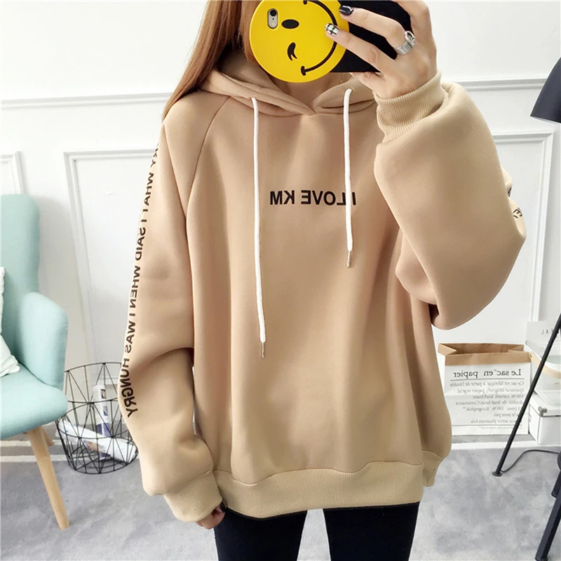 

Sweatshirts Female Hoodie Pink Black ladies Sweatshirt Hoodies Women Long Sleeve Hoody For Women Autumn Hooded Sweatshirt