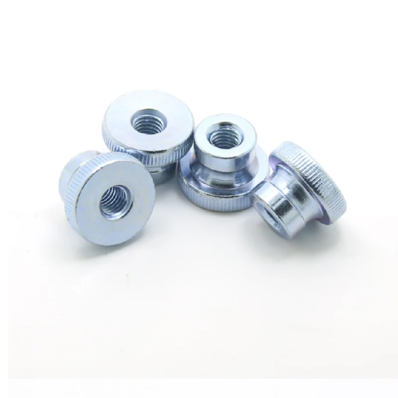 

Hand Nut GB806 Galvanized Knurled Nut High Head Knurled Thumb Through Hole Blind Hole Nut Advertising Decorative Nail M3-M10