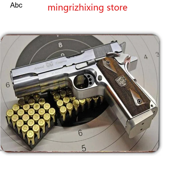 Super Cool 0.357 Caliber Desert Eagle Pistol Wall Tin Sign (20cm X 30cm) |