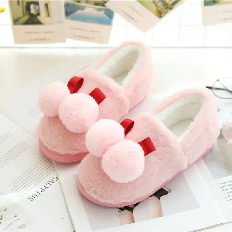 

Winter Cotton Shoes Women Cute Slippers Ladies Platform Indoor Shoes For Female Home Slippers Warm Footwear