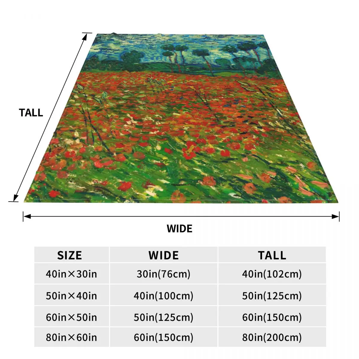 Фланелевое Одеяло Винсента Ван Гога качественное мягкое прочное постельное