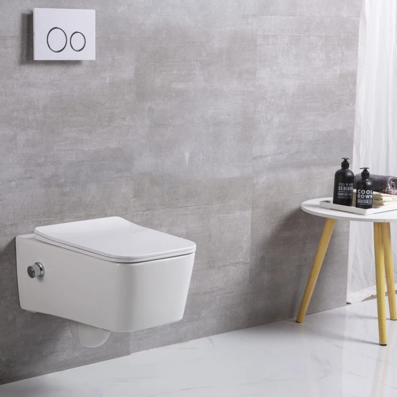 

Европейский стиль, короткий размер, Женский Подвесной Туалет, современный туалет, настенный туалет, биде, туалет