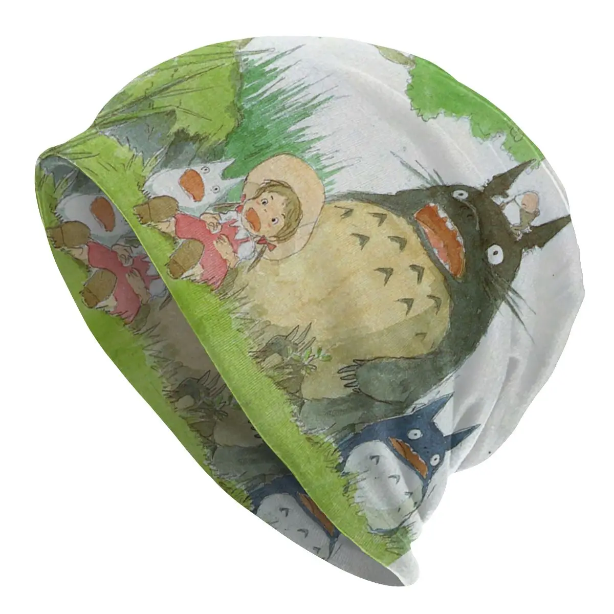 

My Neighbor Totoro Cap Totoro Mei Animated Movie Unisex Outdoor Skullies Beanies Hat Spring Warm Thermal Elastic Bonnet Knit Hat