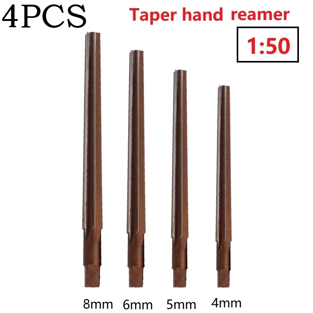

4 шт. 1:50 конический градус острый ручной пин конический хвостовик ручной расширитель 4/5/6/8 мм ручной расширитель с хвостовиком инструменты д...