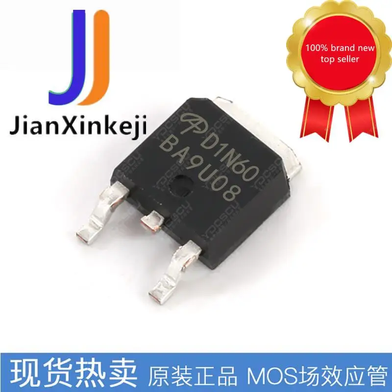 

30 шт., 100% оригинальный новый AOD1N60 D1N60 N канал 1.3A 600V MOS трубка с полевым эффектом TO-252 в наличии