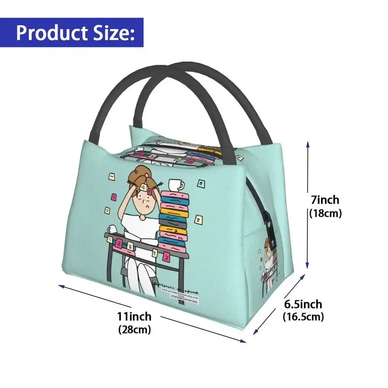Сумка-тоут женская с изоляцией для обеда медсестер