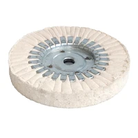 6 cotton airway buffing wheel flap discs 150mm polishing buffing pads for car paint wood angle grinder die grinder