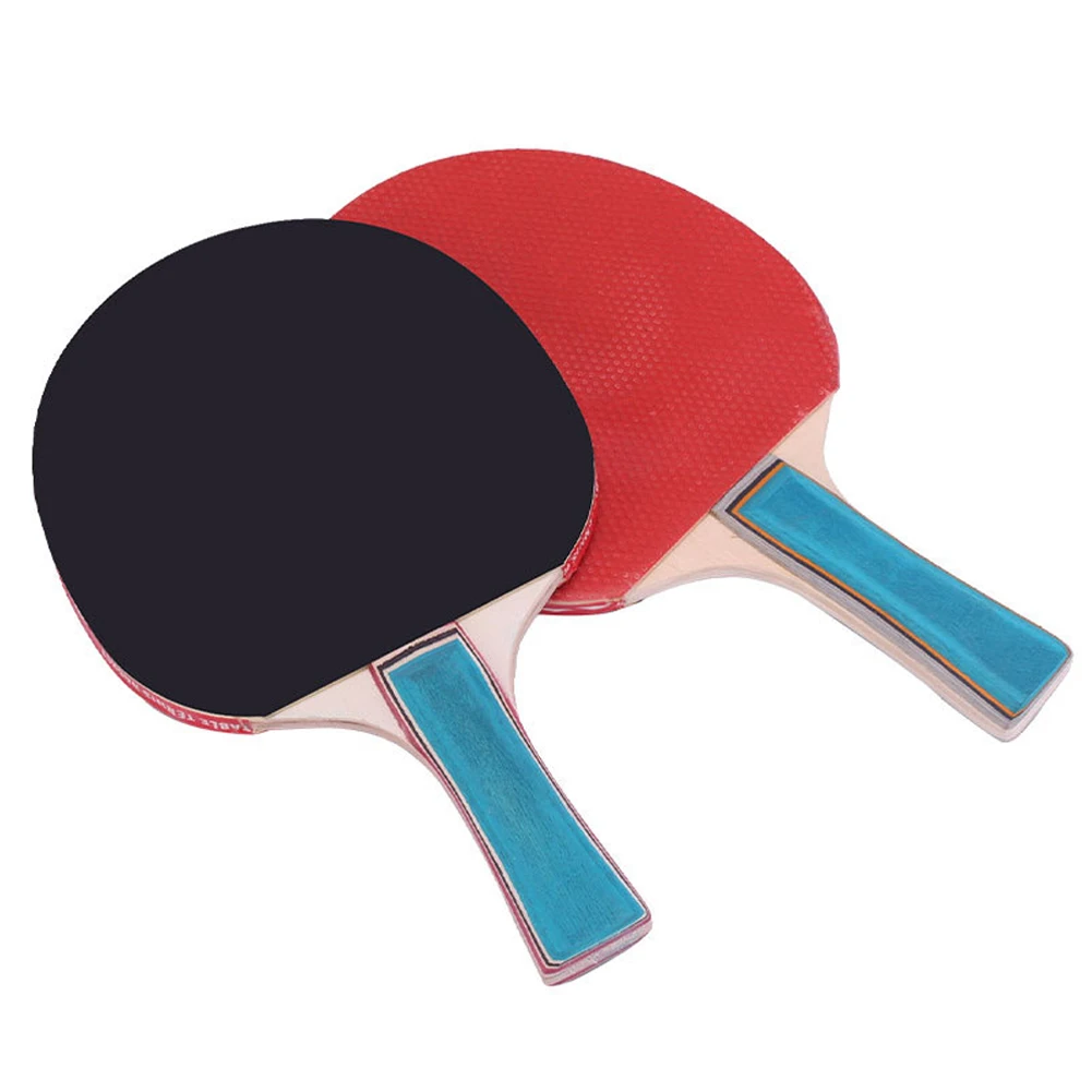 

1 Pair Professional Table Tennis Racket Bat Set PingPong Bat+3 Balls Long Handle Professional Table Tennis Competition Equipment