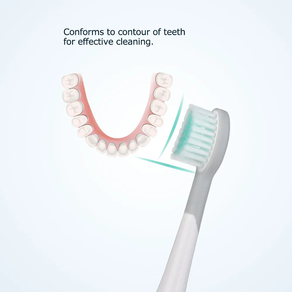 4 шт. сменные головки для электрической зубной щетки Mornwell D901/D902