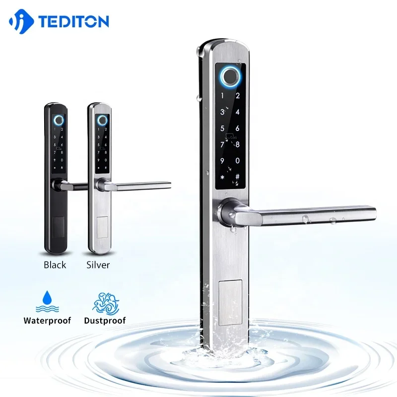 008 Tediton нержавеющая сталь водонепроницаемое раздвижное приложение Wi-Fi ttlock