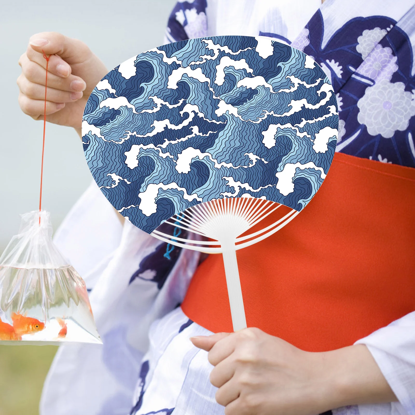 20 шт. японский вентилятор Uchiwa набор сделай сам ручной рамка для поделок (белый)