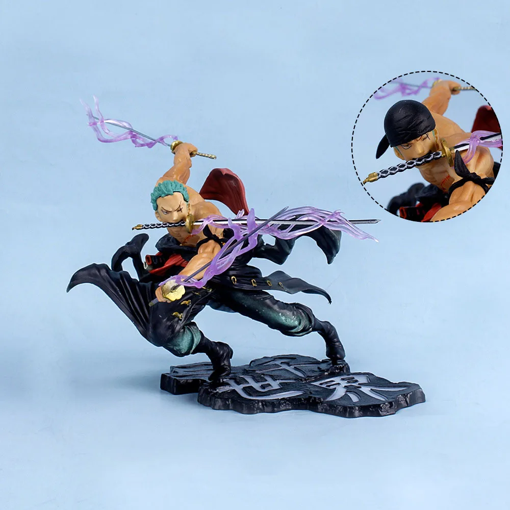 

Anime Roronoa Zoro Action Figure PVC Toys Kawaii Manga Luffy Nami Nico·Robin Boa·Hancock Figurines Cute Room Decor Gift for Boys