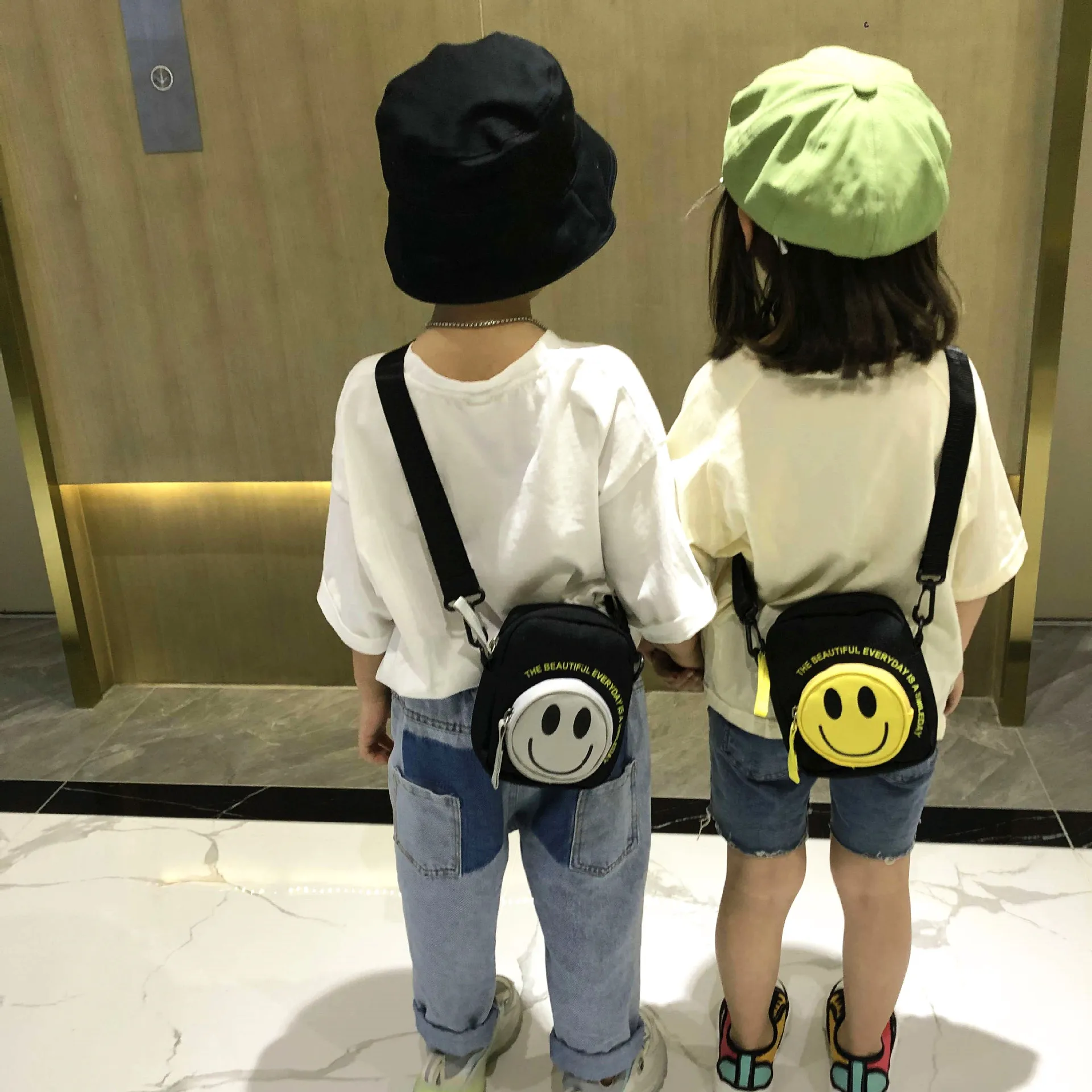 Повседневные детские сумки через плечо с мультипликационным рисунком детский