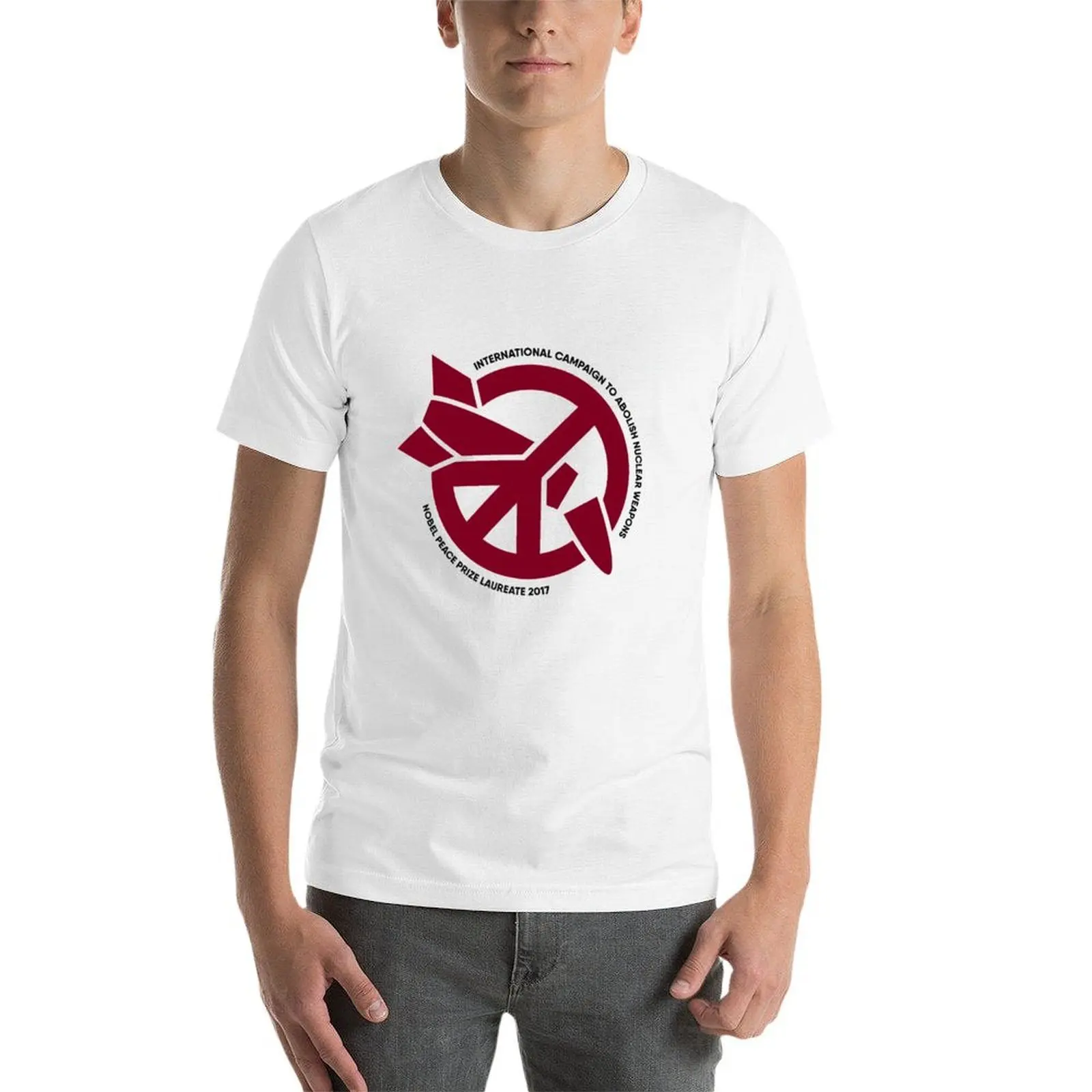 Фото Футболка ICAN Maroon с креативным графическим принтом №3