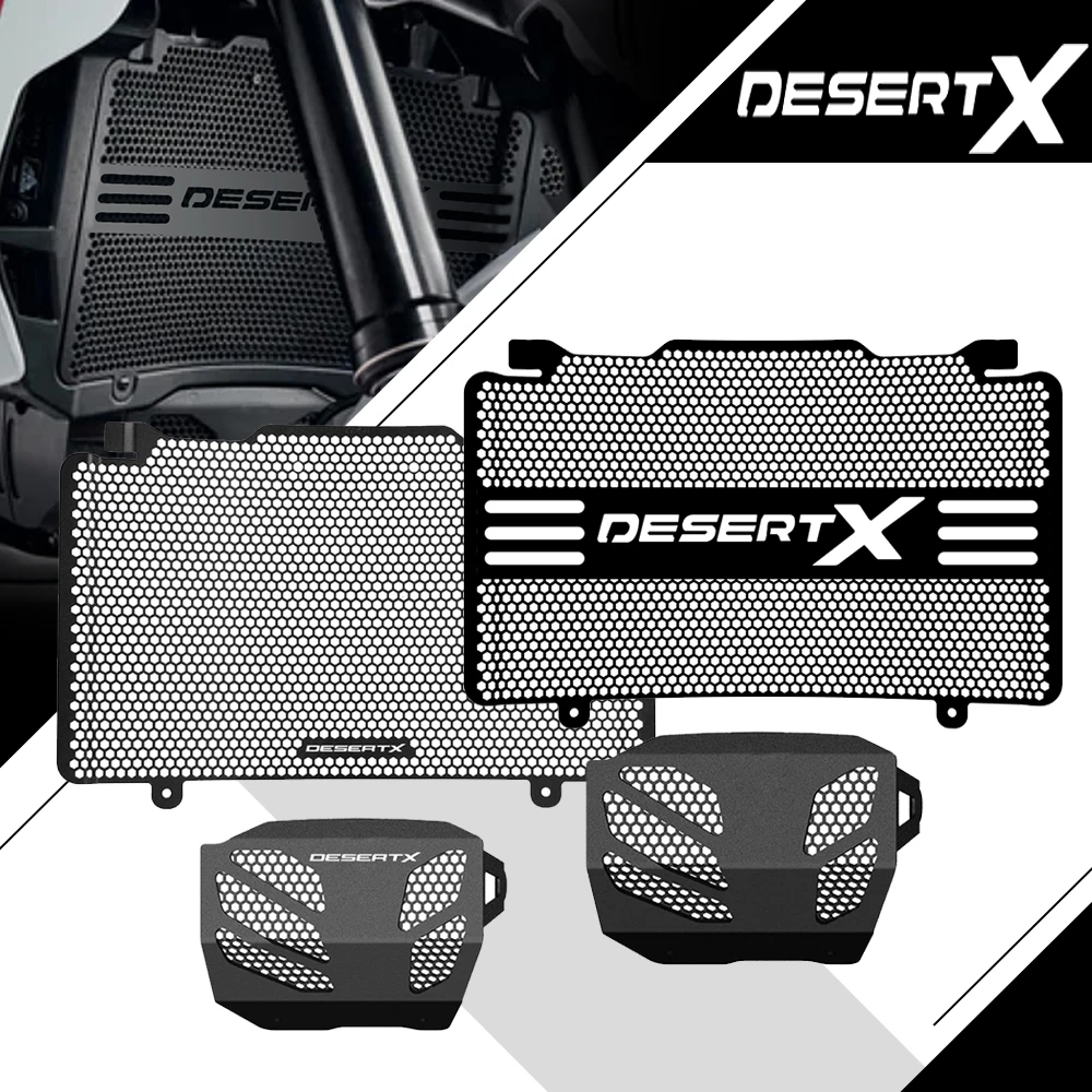 

Motorcycle Accessories For Ducati DesertX DESERT X 2022 2023 Engine Guard Protector Radiator Grille Grill Guard Cover Protection
